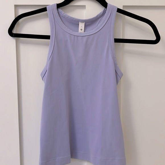 lululemon athletica Tops - Lululemon Align Waist-Length Racerback Tank Top Lavender Size 2
